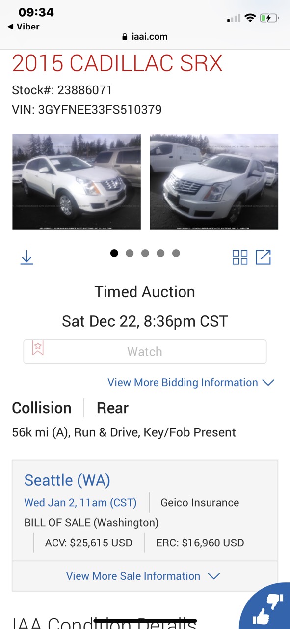 Cadillac SRX 2014