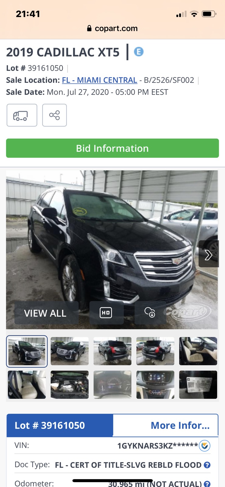 Cadillac XT5 2019