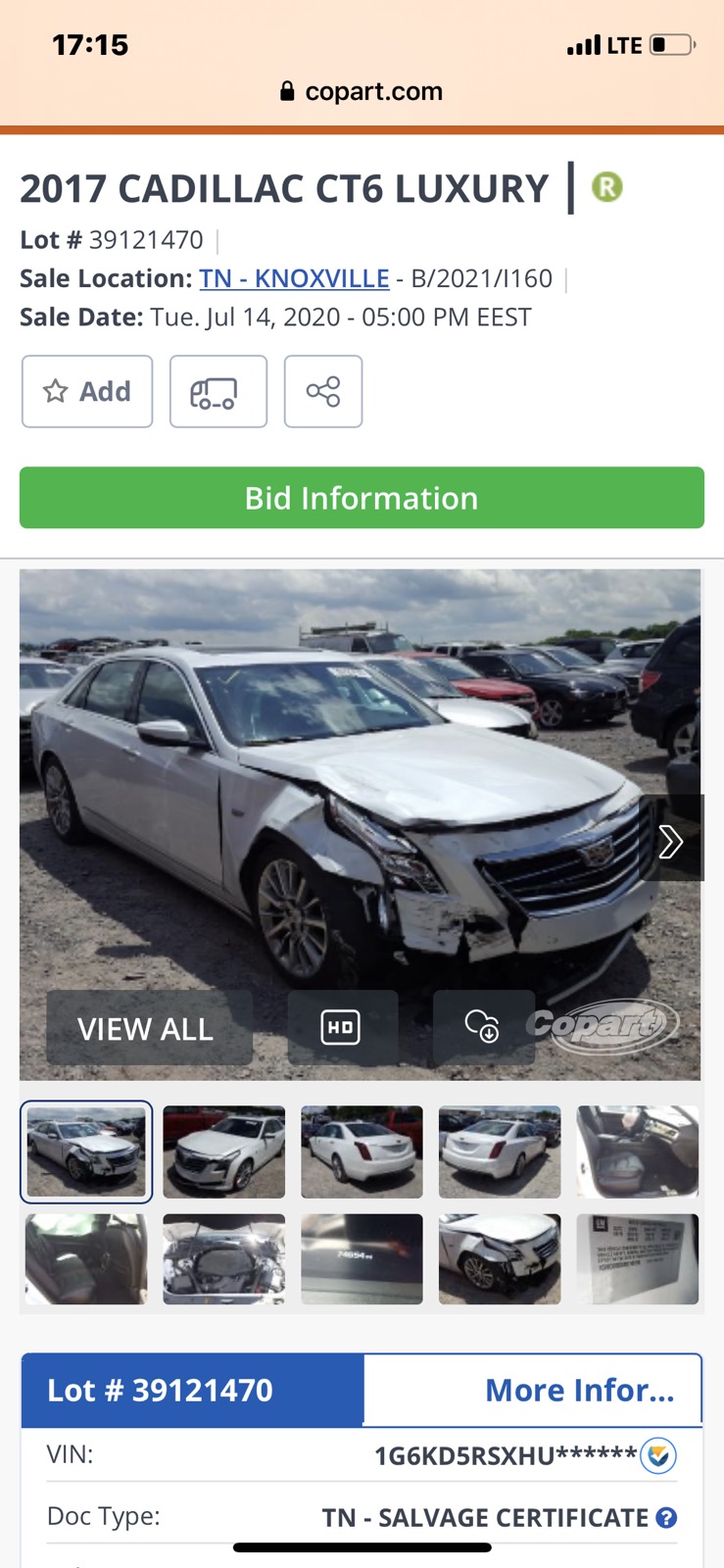 Cadillac CT6 Luxury 2017 Cadillac CT6 Luxury 2017