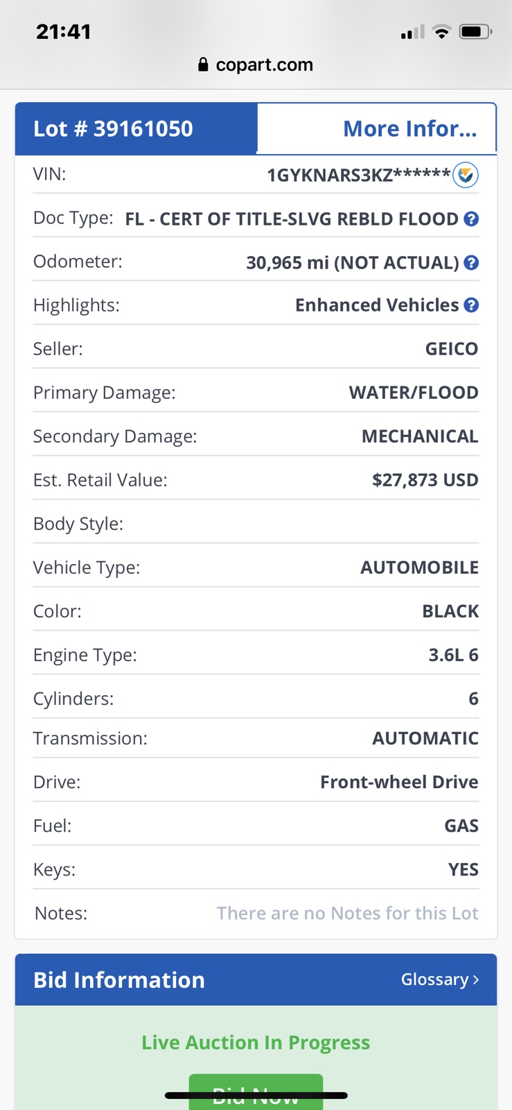 Cadillac XT5 2019
