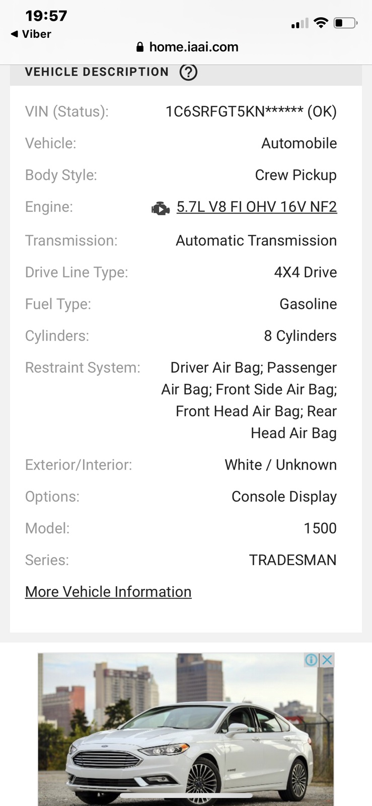 Dodge RAM 1500 2018