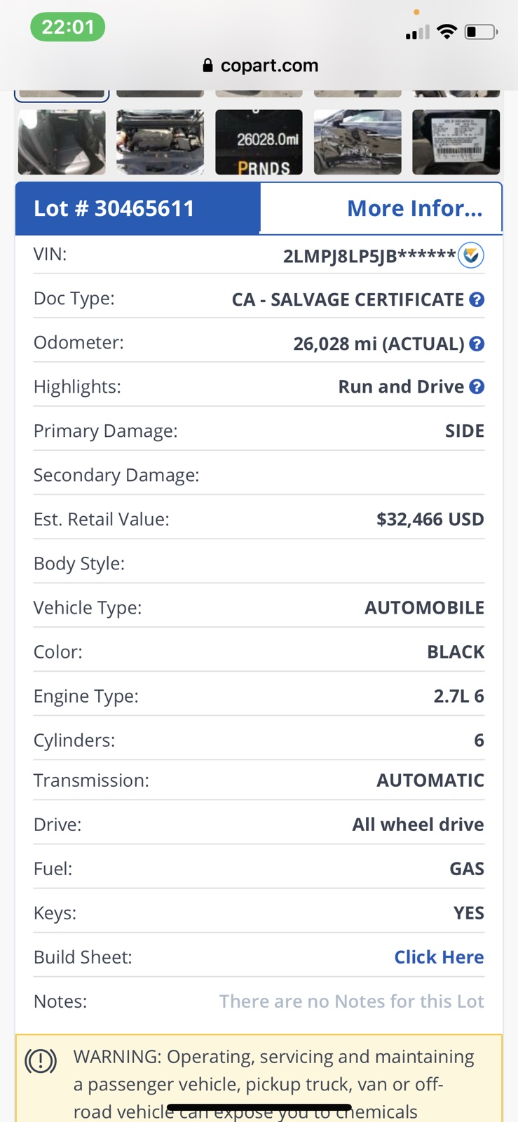 LINCOLN MKX Reserve 2018