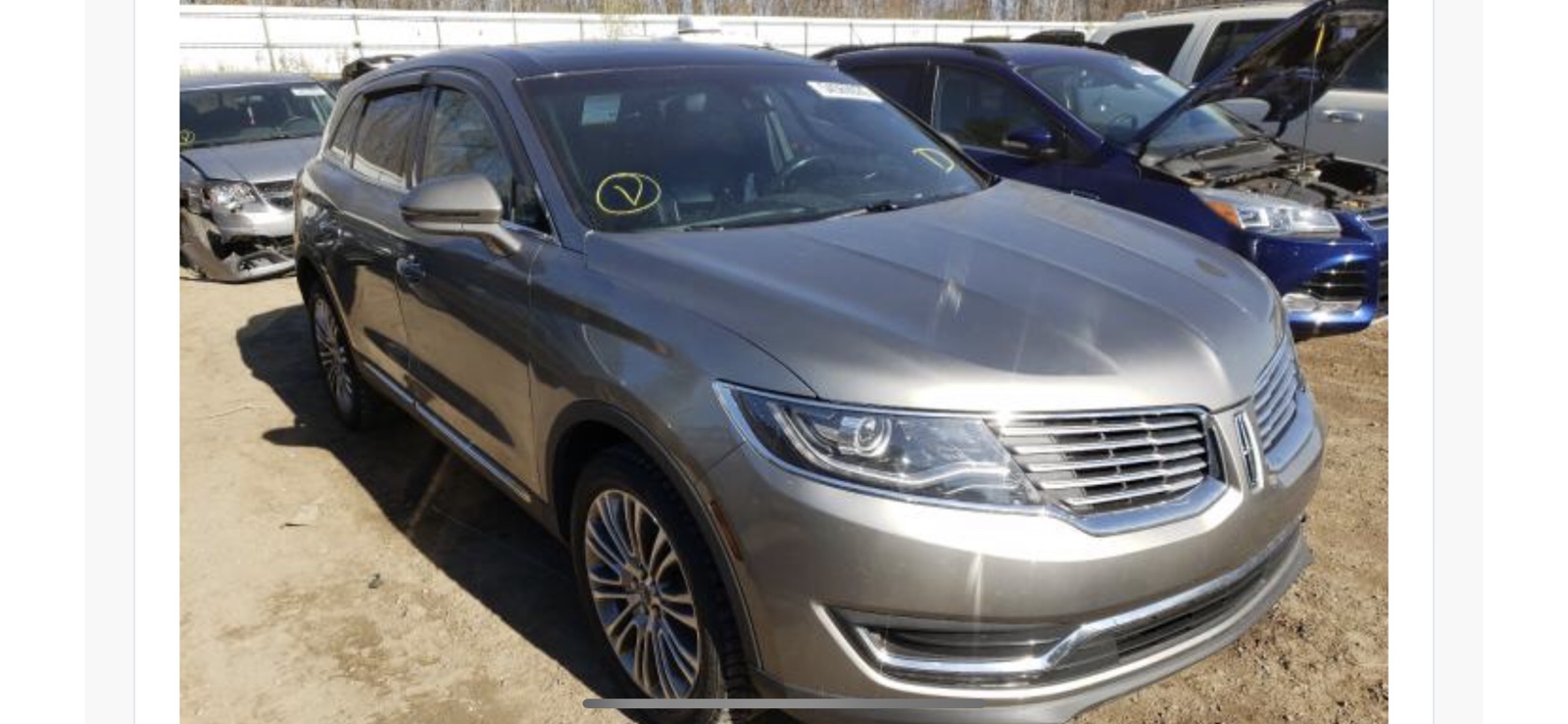 LINCOLN MKX Reserve 2016