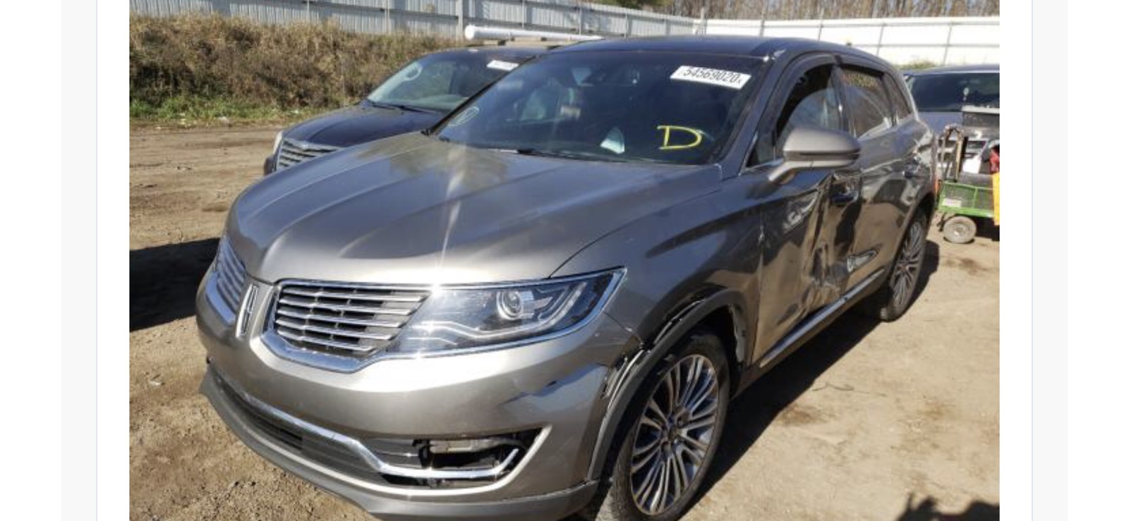 LINCOLN MKX Reserve 2016