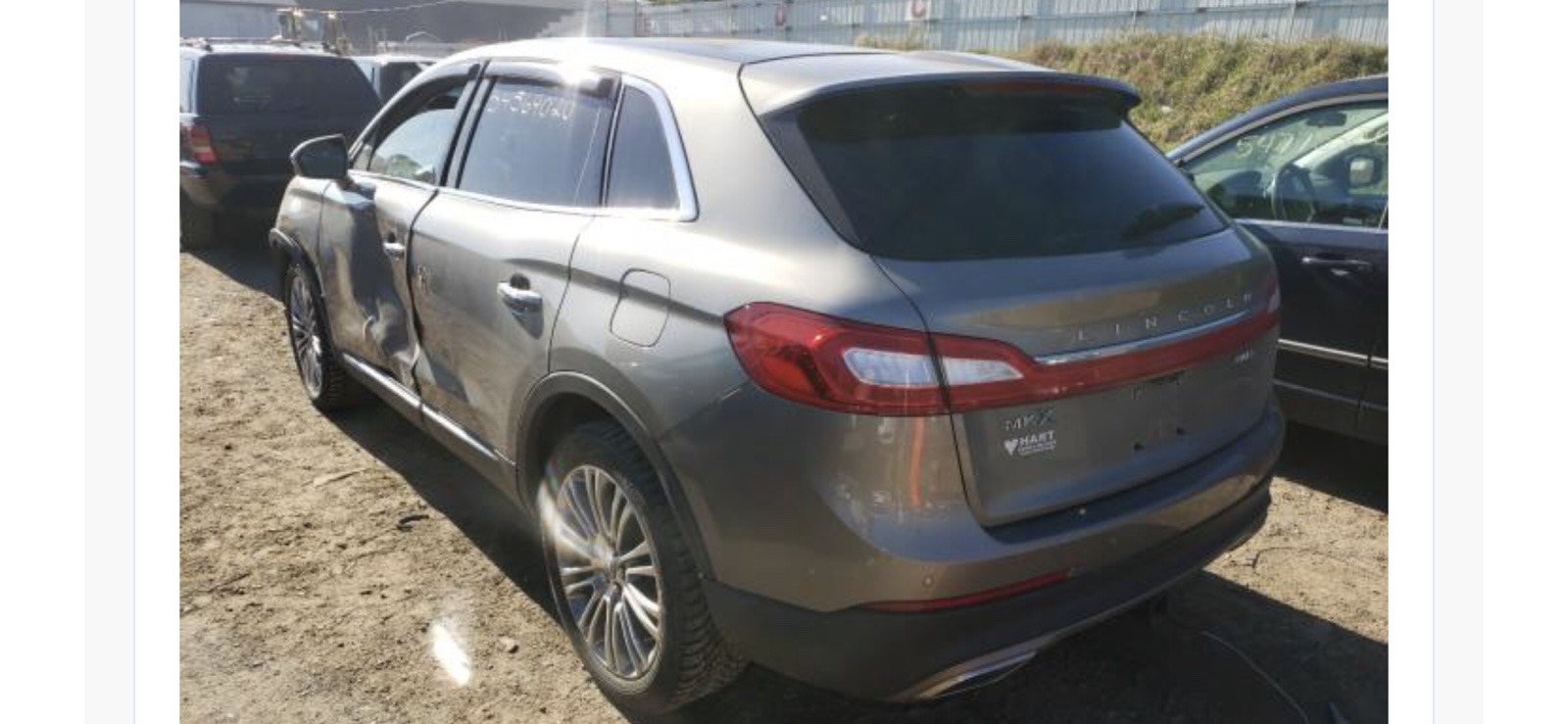 LINCOLN MKX Reserve 2016