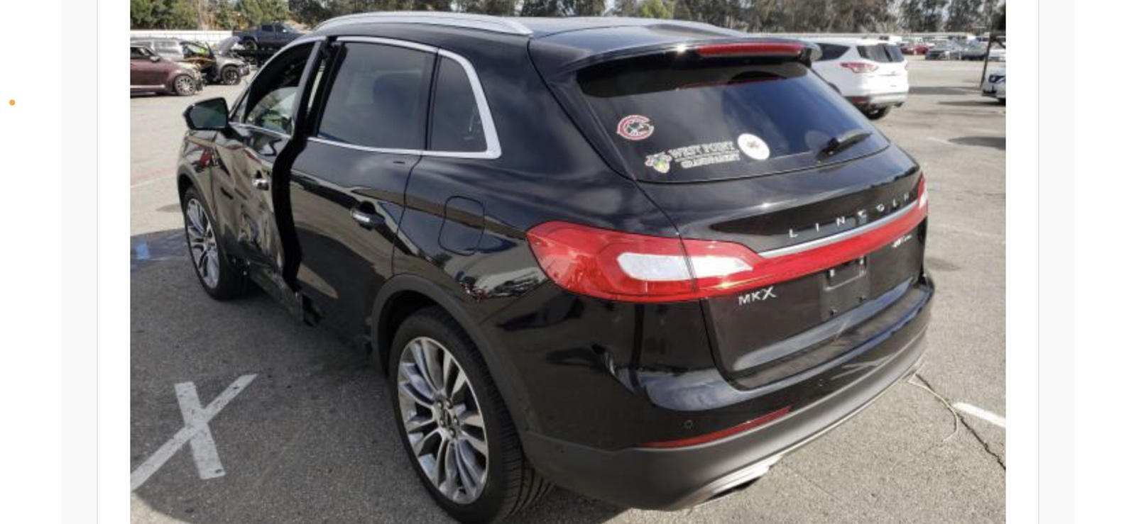 LINCOLN MKX Reserve 2018
