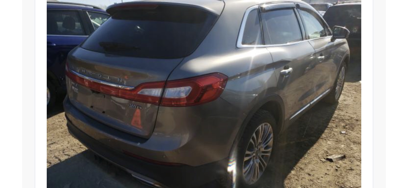 LINCOLN MKX Reserve 2016
