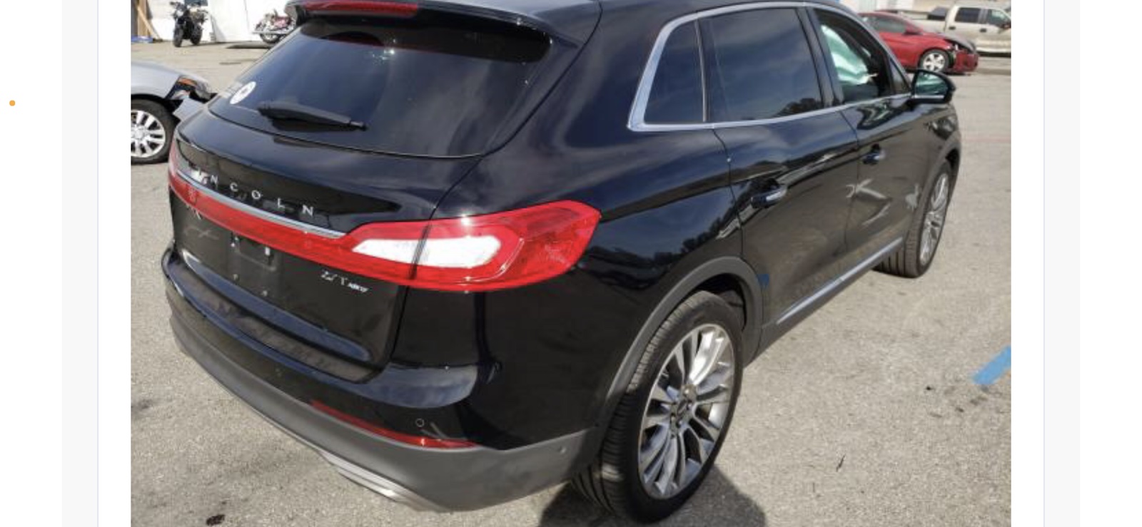 LINCOLN MKX Reserve 2018