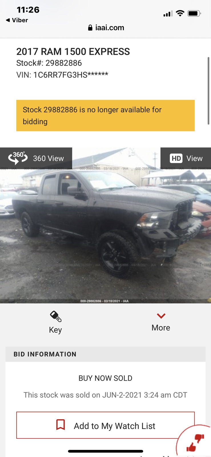 Dodge RAM 1500 EXPRESS 2017