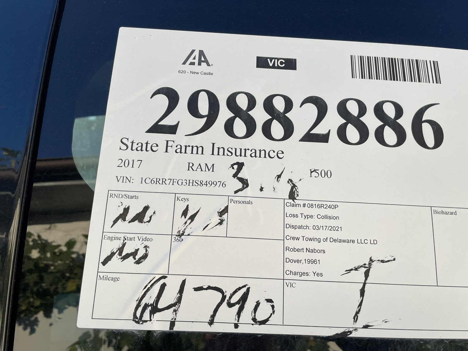 Dodge RAM 1500 EXPRESS 2017
